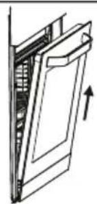 BRANDT BOH1222X - Extracción de la puerta del horno - 3