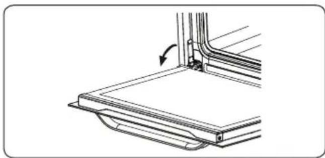 BRANDT BOH1222X - Removal of the Oven Door - 1