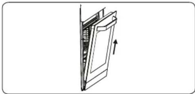 BRANDT BOH1222X - Removal of the Oven Door - 3