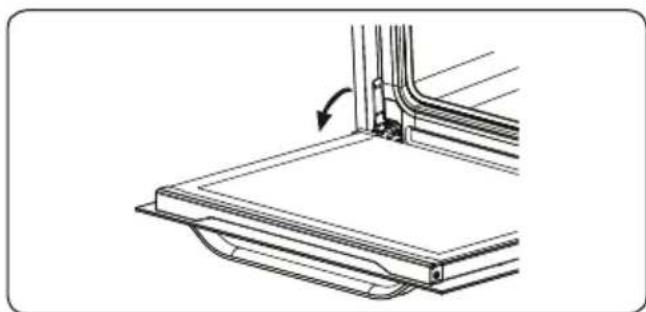 BRANDT BOH1222X - Rimozione dello sportello del forno - 1