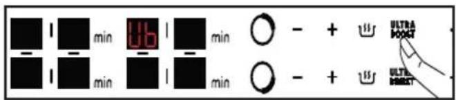BRANDT BPI164HUB - + / - Justering av effekt - 2