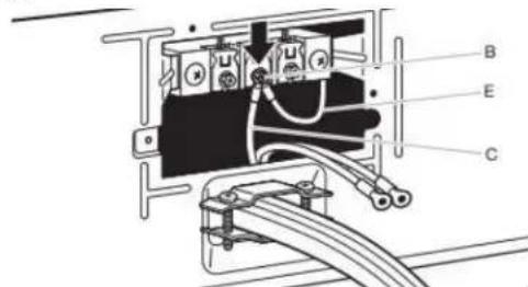 MAYTAG MED7020RF - Conecte el cable neutro de enlace y el cable neutro - 1