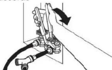 MAYTAG MGD7020RF - Serrer les raccords - 1