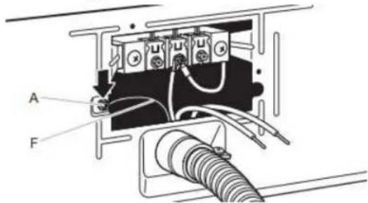 MAYTAG MED7020RW - Connect ground wire - 1