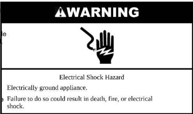 MAYTAG MFES6030RW - Electrical Requirements - U.S.A. Only - 1