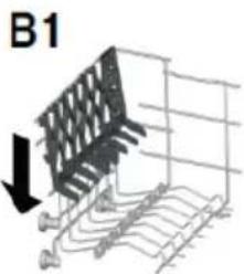 HAIER BF 4D620B - Beladen des oberen Geschirrkorbes - 4