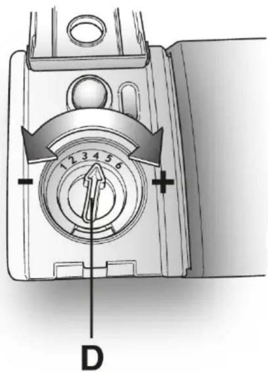 HAIER BF 4D620B - Regulierung der Klarspülmitteldosis 1 bis 6 - 4