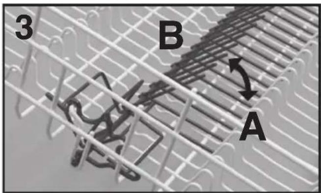 HAIER BF 4D620B - Using the lower basket - 1