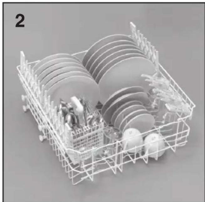HAIER BF 4D620B - Oberer Geschirrkorb (Abb. 2) - 1