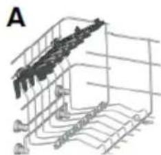 HAIER BF 4D620B - Utilisation du panier supérieur - 1