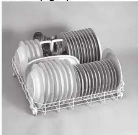 HAIER BF 2L360B - Using the lower basket - 2