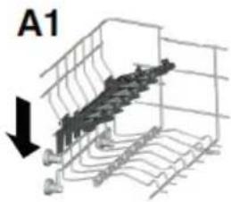HAIER BF 2L360B - Utilisation du panier supérieur - 2