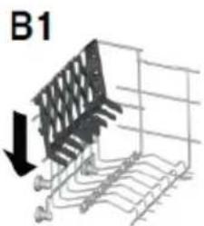 HAIER BF 2L360B - Utilisation du panier supérieur - 4