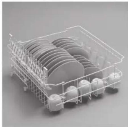 HAIER BF 2L360B - Utilisation du panier supérieur - 5