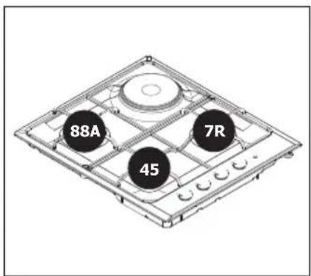 BRANDT BPE6410X - Localización de ios inyectores - 5
