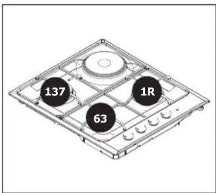 BRANDT BPE6410X - Localización de ios inyectores - 4