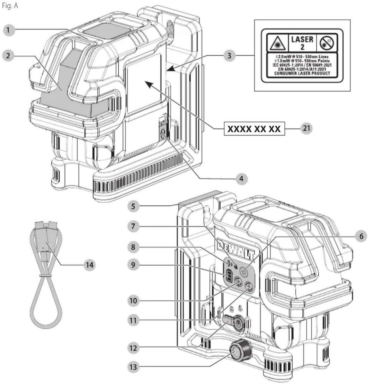 DEWALT DCLE14251 - 1