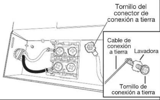 MAYTAG MDFS3924RB - Conecte el cable a tierra - 1