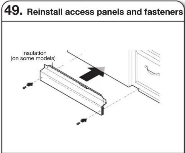 MAYTAG MDFS3924RB - INSTALL ACCESS PANELS - 1