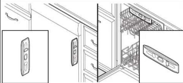 MAYTAG MDFS3924RB - Compruebe ora vez el alineamento de la lavavajillas con la abertura del gabinete - 1