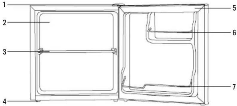 Create FRIDGE MINIBAR 50 - ONDERDELEN LIJST - 1
