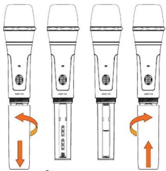 LD Systems ANNY 8 - SOSTITUZIONE DELLE BATTERIE - 1