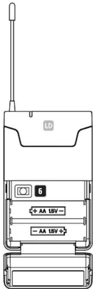 LD Systems ANNY 8 - REPLACING BATTERIES - 7
