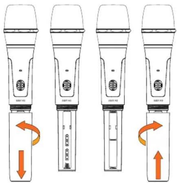 LD Systems ANNY 8 - REMPLACEMENT DES PILES - 1