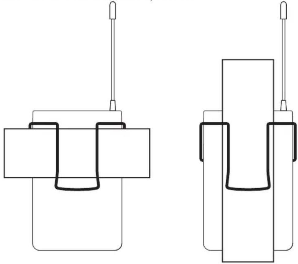 LD Systems ANNY 8 - ATTACHING THE POCKET TRANSMITTER - 1