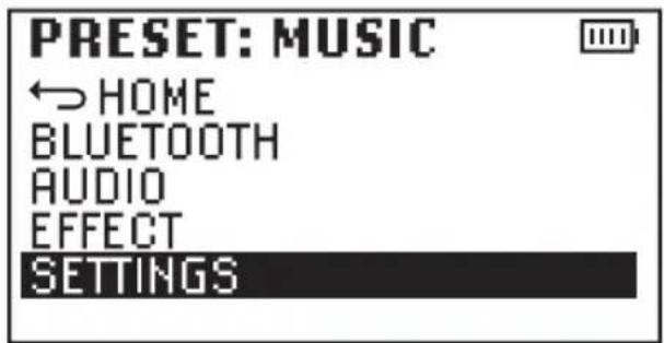 LD Systems ANNY 8 - SYSTEMEINSTELLUNGEN (SETTINGS) - 1