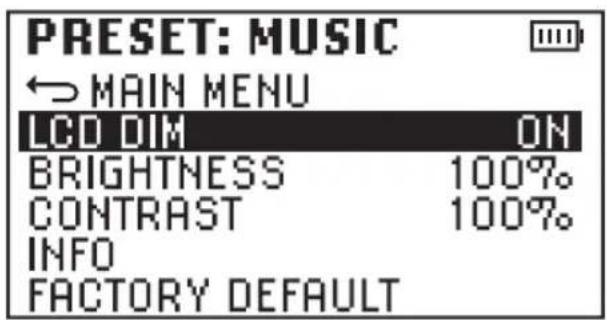 LD Systems ANNY 8 - USTAWIENIA SYSTEMOWE (SETTINGS) - 2