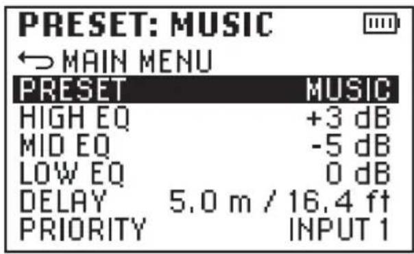 LD Systems ANNY 8 - USTAWIENIA AUDIO (AUDIO) - 2
