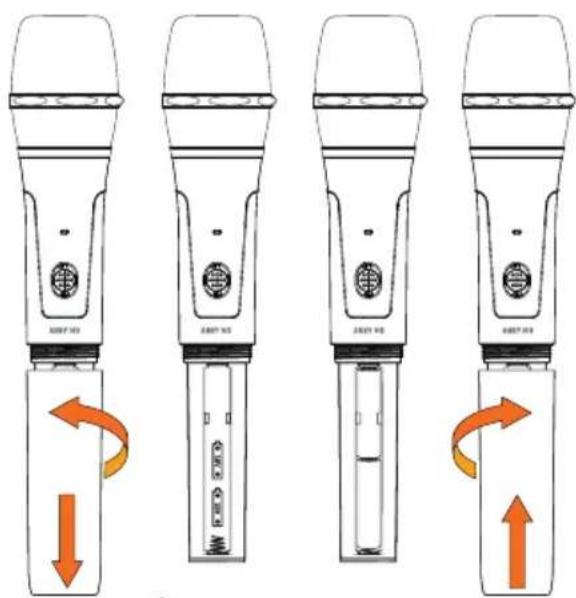 LD Systems ANNY 8 - WYMIANA BATERII - 1