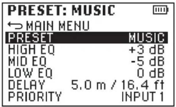 LD Systems ANNY 8 - IMPOSTAZIONI AUDIO (AUDIO) - 2