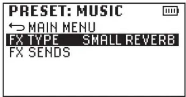 LD Systems ANNY 8 - EFFECT SETTINGS (EFFECT) - 2