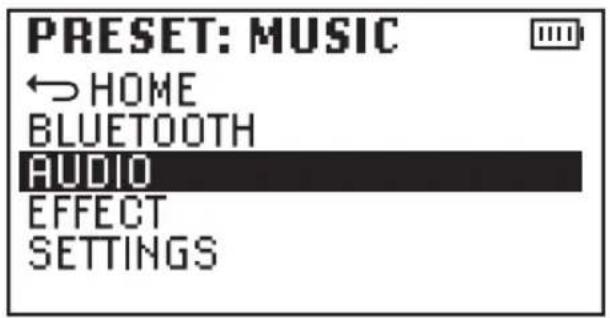 LD Systems ANNY 8 - AUDIO SETTINGS (AUDIO) - 1