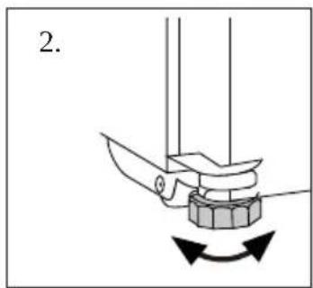 HAIER EHD3PWDNPW186 - Aigning the appliance - 2