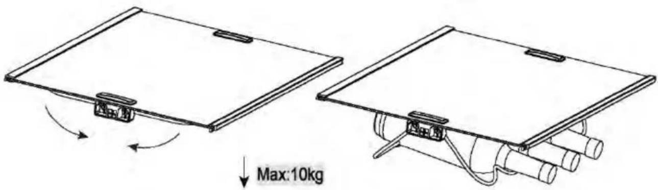 HAIER EHD3PWDNPD206 - Estante para el vino plegable - 1