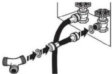 MAYTAG MGD7020RW - Connect Inlet Hoses - 2