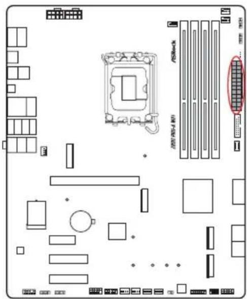 ASROCK Z890 Pro-A WiFi - Embases et connecteurs de la carte mère - 13
