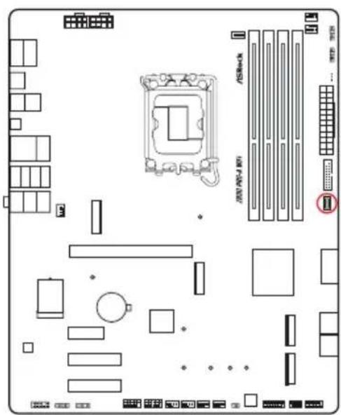 ASROCK Z890 Pro-A WiFi - Embases et connecteurs de la carte mère - 7