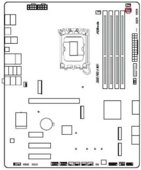 ASROCK Z890 Pro-A WiFi - Embases et connecteurs de la carte mère - 12