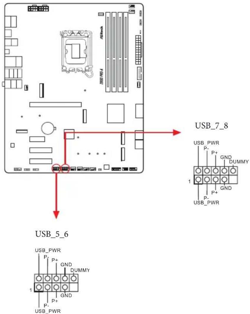 ASROCK Z890 Pro-A - Embases et connecteurs de la carte mère - 7