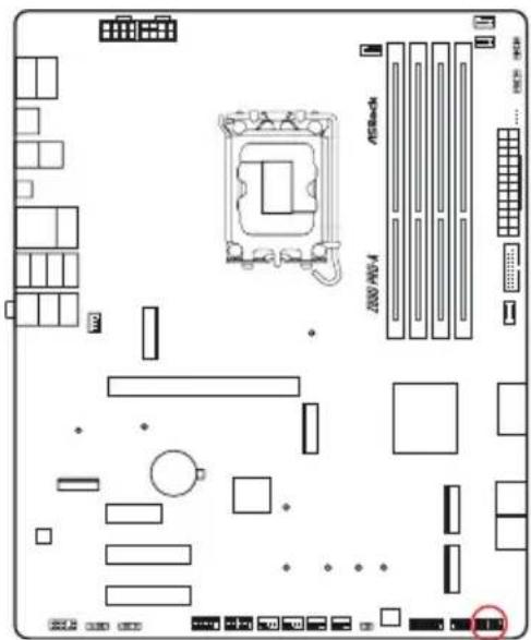 ASROCK Z890 Pro-A - Embases et connecteurs de la carte mère - 2