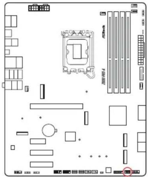 ASROCK Z890 Pro-A - Embases et connecteurs de la carte mère - 5