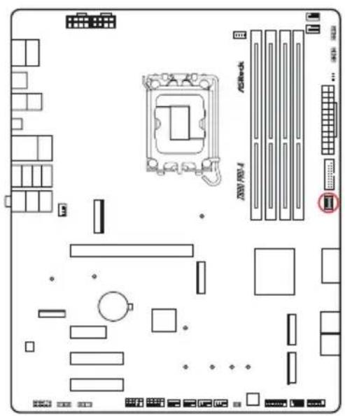 ASROCK Z890 Pro-A - Embases et connecteurs de la carte mère - 9