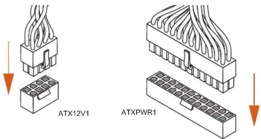 ASROCK Z890 Taichi - Connexion des connecteurs d'alimentation - 2