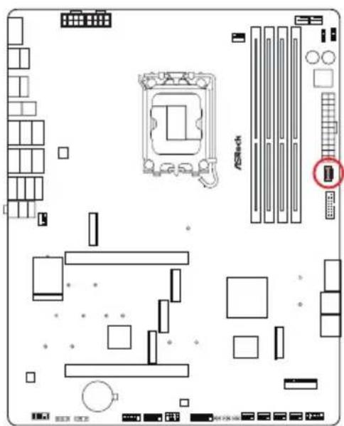 ASROCK Z890 Taichi - Embases et connecteurs de la carte mère - 9