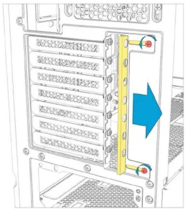 Sharkoon AK6 RGB - Installer les cartes d'extension - 1