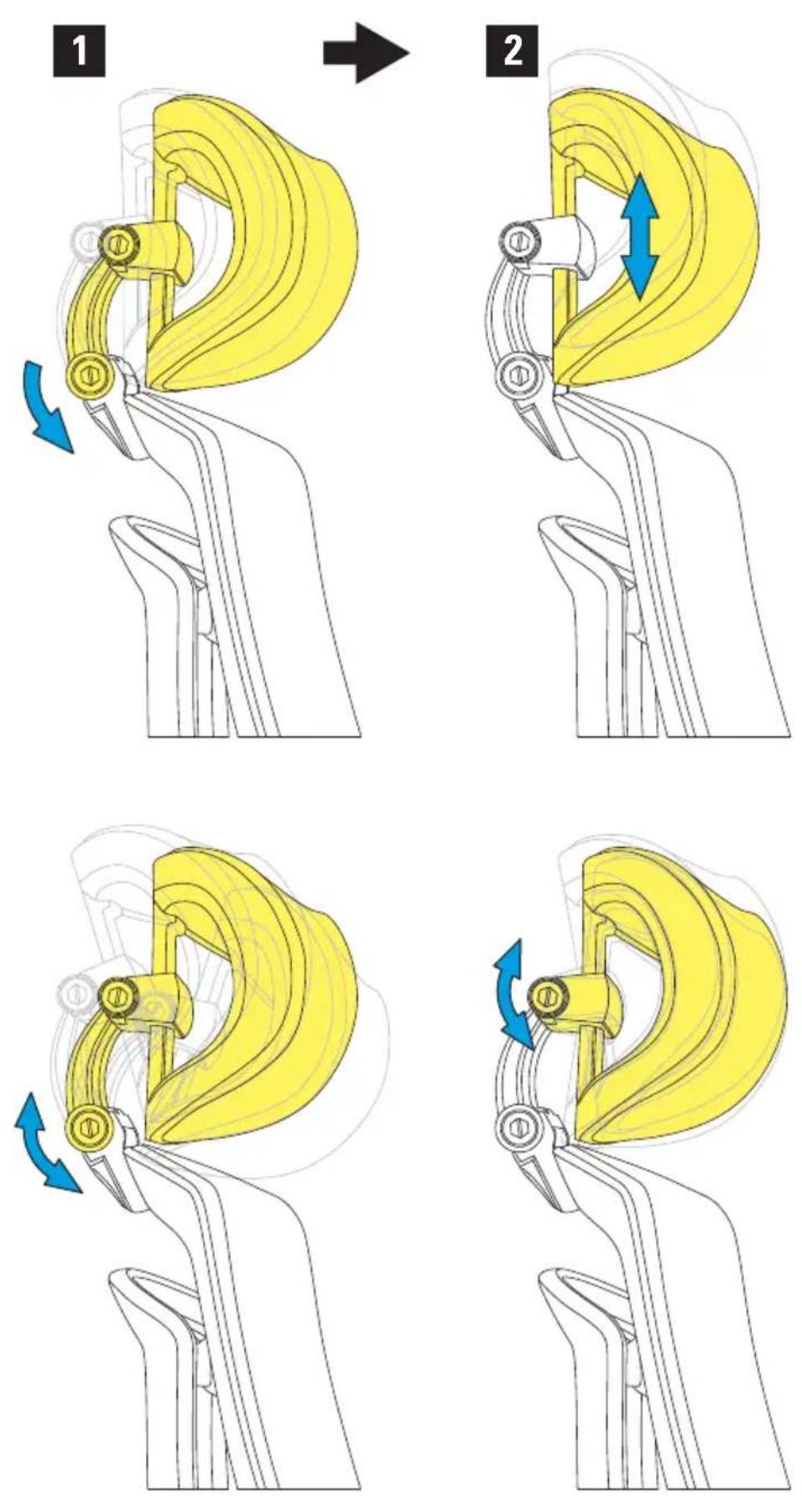 Sharkoon OfficePal C10 - Ajuster le repose-tête - 1